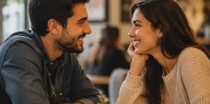 A cozy cafe moment