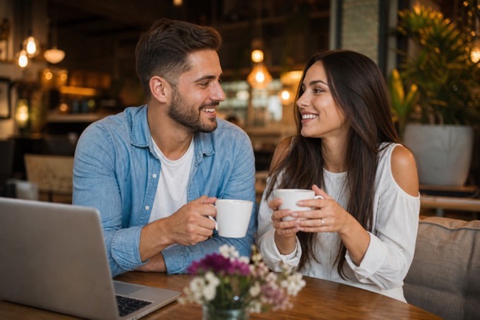 Elite couple coffee meet