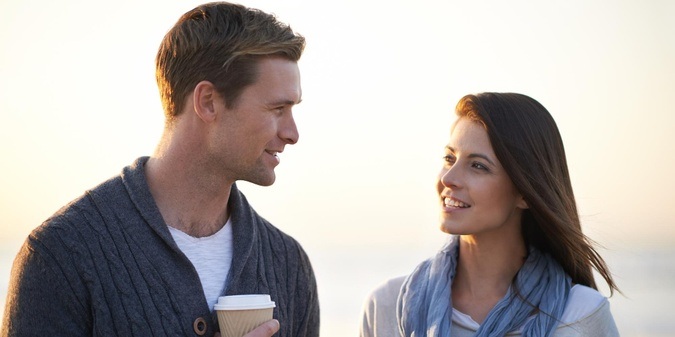 Slow burn dating couple building attraction over time